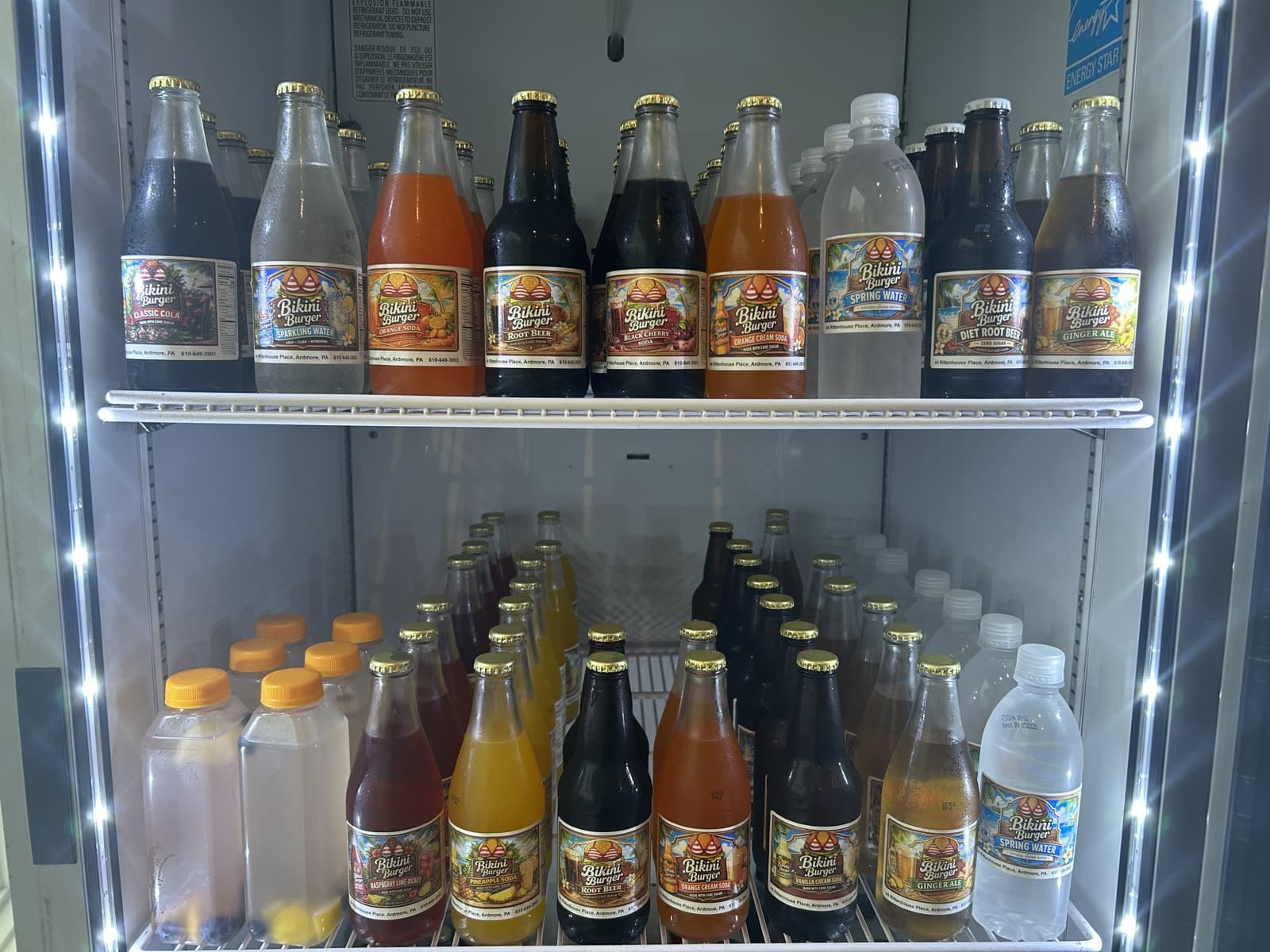 Bikini Burger cane sugar soda
